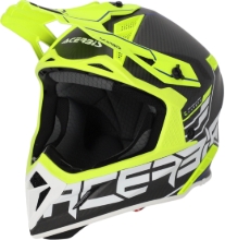 Slika Karbonska motokros čelada ACERBIS Steel Carbon, črna/rumena