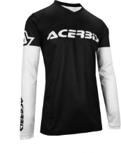 Slika Motokros majica ACERBIS MX J-Track INC 2.0, črna/bela