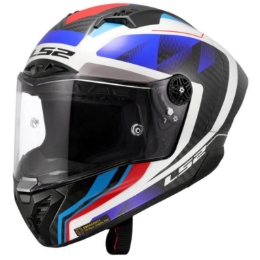 Slika Trkaća karbonska kaciga za motor LS2 Thunder GP Raute (FF805), plava/crvena