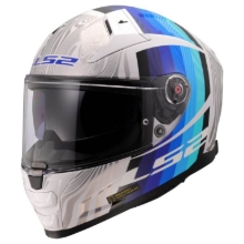 Slika Motoristična čelada LS2 Vector II Freedom (FF811), bela/modra