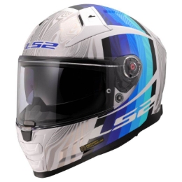 Slika Kaciga za motor LS2 Vector II Freedom (FF811), bijela/plava