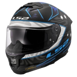 Slika Kaciga za motor LS2 Stream II Galdam (FF808), crna/plava