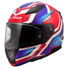 Slika Motoristična čelada LS2 Rapid II Fkitz (FF353), bela/modra/rdeča