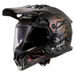 Slika Enduro kaciga za motor LS2 Pioneer II Rangi (MX702), crna