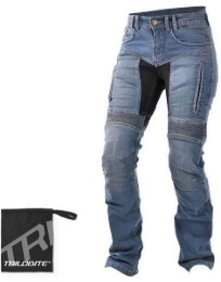 Slika Ženske moto traperice Trilobite Parado 256 (AAA) - regular fit, plave