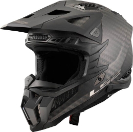 Slika Karbonska motocross kaciga LS2 X-Force Pro FIM (MX703), mat karbon