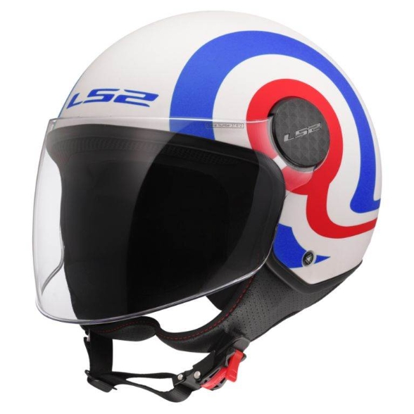 Slika Jet kaciga za skuter LS2 Sphere LUX II Urby (OF558), bijela/plava/crvena