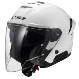 Slika Jet kaciga za skuter LS2 Verso II Gloss (OF618), bijela