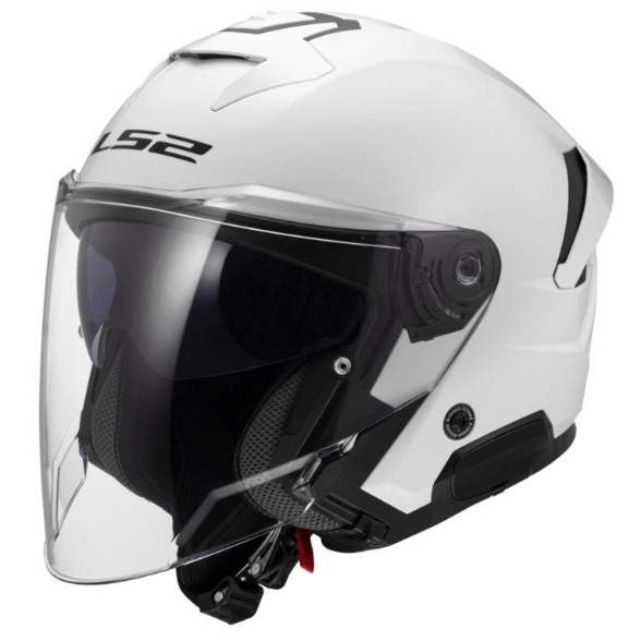 Slika Jet kaciga za skuter LS2 Verso II Gloss (OF618), bijela