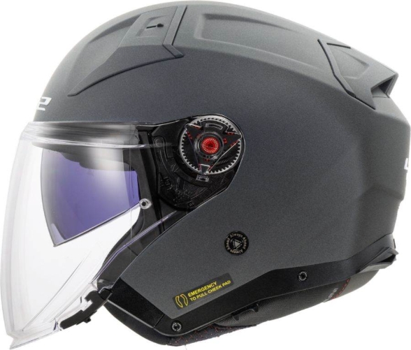Slika Jet kaciga za skuter LS2 Infinity II Concrete (OF603), siva