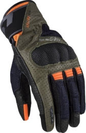 Slika Enduro motorističke rukavice LS2 Air Raptor, zelene/narančaste