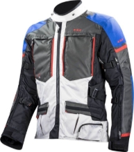 Slika Adventure motoristična jakna LS2 Norway 3in1, črna/modra/bela