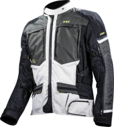 Slika Adventure motoristična jakna LS2 Norway 3in1, crna/siva/bijela