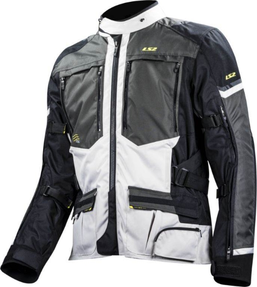 Slika Adventure motoristična jakna LS2 Norway 3in1, crna/siva/bijela