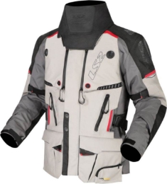 Slika Touring motoristička jakna LS2 Apollo Cordura (AAA), siva/crvena