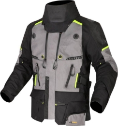 Slika Touring motoristička jakna LS2 Apollo Cordura (AAA), siva/žuta
