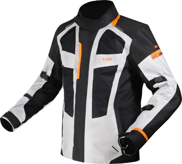Slika Adventure motoristička jakna LS2 Scout 3u1, crna/bijela