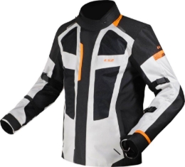 Slika Adventure motoristička jakna LS2 Scout 3u1, crna/bijela