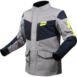 Slika Touring motoristička jakna LS2 Metropolis EVO, siva/plava
