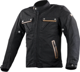 Slika Retro vodootporna motoristička jakna LS2 Bullet, crna