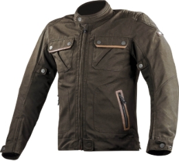Slika Retro vodootporna motoristička jakna LS2 Bullet, smeđa