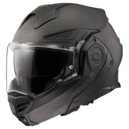 Slika Karbonska flip-up kaciga za motor LS2 Advant X Matt (FF901), karbon