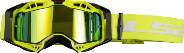 Slika Motocross naočale LS2 Aura PRO + Pinlock/Tear Off (dvije leće), žuta