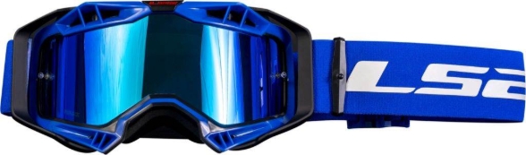 Slika Motocross naočale LS2 Aura PRO + Pinlock/Tear Off (dvije leće), plava