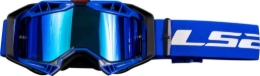 Slika Motocross naočale LS2 Aura PRO + Pinlock/Tear Off (dvije leće), plava