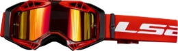 Slika Motocross naočale LS2 Aura PRO + Pinlock/Tear Off (dvije leće), crvena