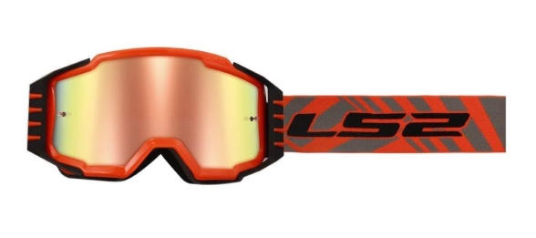 Slika Motocross naočale LS2 Charger PRO + Tear Off (dvije leće), narančasta