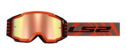 Slika Motocross naočale LS2 Charger PRO + Tear Off (dvije leće), narančasta