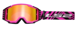 Slika Motocross naočale LS2 Charger PRO + Tear Off (dvije leće), roza