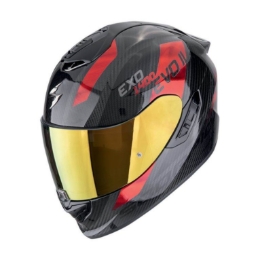 Slika Karbonska kaciga za motor Scorpion EXO-1400 EVO II Air Platted, crna/crvena