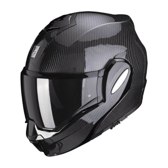 Slika Karbonska flip up motoristička kaciga Scorpion EXO-Tech EVO Gloss
