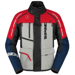 Slika Touring motoristička jakna Spidi 4 SEASON V3 H2Out, plava/bijela/crvena