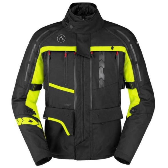 Slika Touring motoristička jakna Spidi 4 SEASON V3 H2Out, crna/žuta
