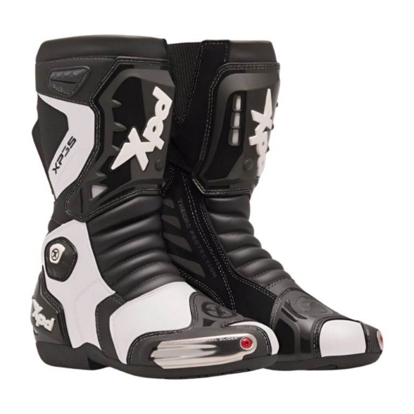 Slika Sportske motorističke čizme XPD XP3-S S55, crne/bijele