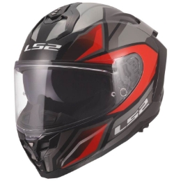 Slika Sportska kaciga za motor LS2 Challenger II Viper (FF817), siva/crvena