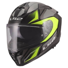 Slika Sportska kaciga za motor LS2 Challenger II Viper (FF817), siva/žuta