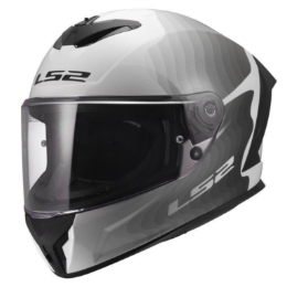 Slika Motoristička kaciga LS2 Rapid III Flow (FF820), bijela/siva
