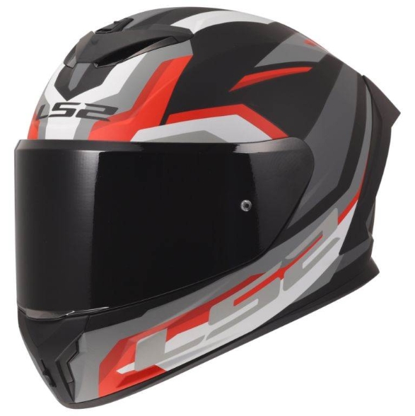 Slika Motoristička kaciga LS2 Rapid III Hyper (FF820), crna/crvena