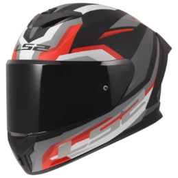 Slika Motoristička kaciga LS2 Rapid III Hyper (FF820), crna/crvena