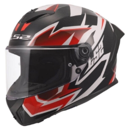 Slika Motoristička kaciga LS2 Rapid III Xtrem (FF820), bijela/crna/crvena