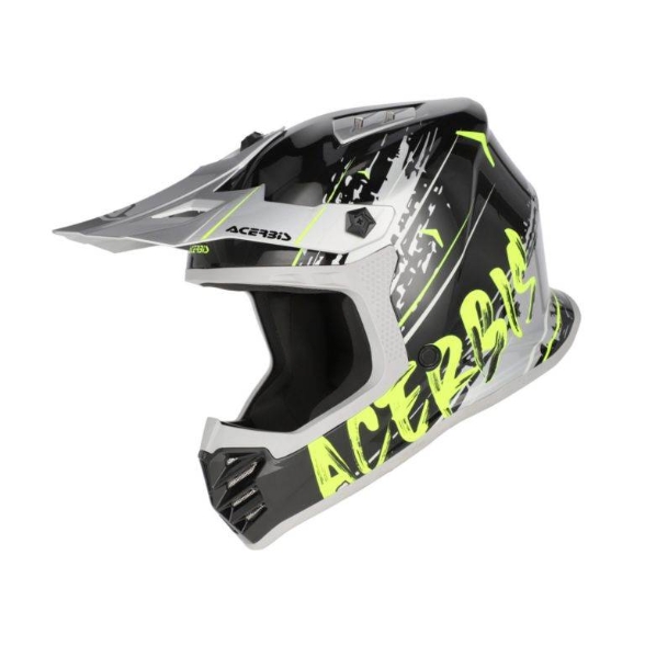 Slika Dječja motocross kaciga ACERBIS Profile Junior, crna/žuta