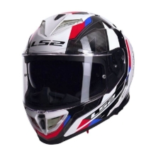 Slika Motoristična čelada LS2 Storm III Sporty (FF818), bela/morda/rdeča