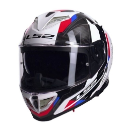 Slika Motoristička kaciga LS2 Storm III  Sporty (FF818), bijela/plava/crvena