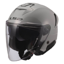 Slika Jet kaciga za skuter LS2 Verso II Nardo (OF618), siva