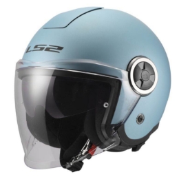 Slika Jet kaciga za skuter LS2 Classy Pearl Blue (OF620), plava