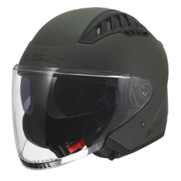 Slika Jet kaciga za skuter LS2 Copter II Military Green (OF600), vojno zelena